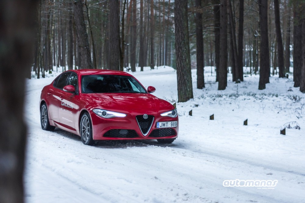 Alfa Romeo Giulia testas (nuotr. Rokas Valiauga)