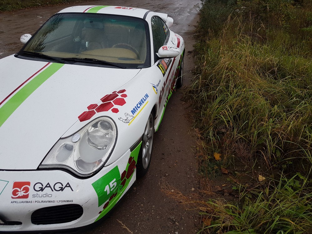 Vytas Šliažas už „Porsche 911“ vairo