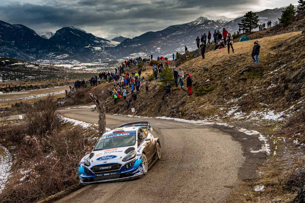 Deivido Jociaus vairuojama Ford Fiesta WRC