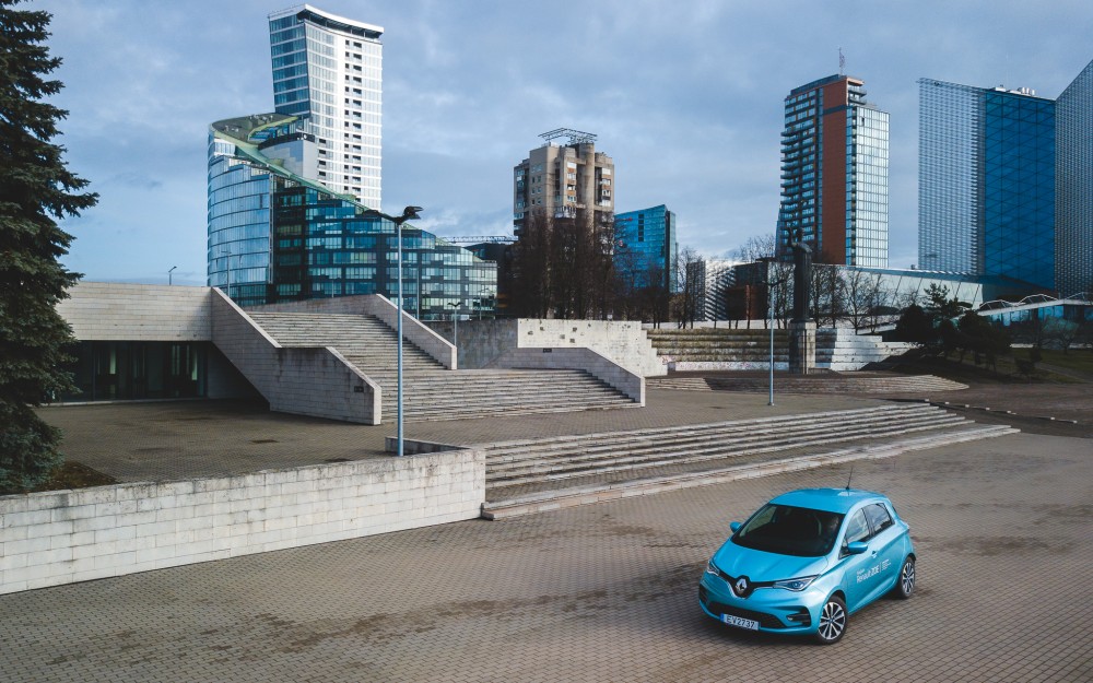 Lietuvoje pasirodęs Renault Zoe elektromobilis