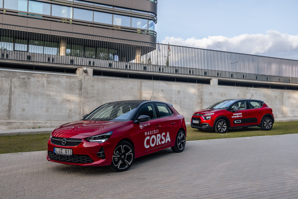 Atnaujinto „Citroën C3“ ir naujos kartos „Opel Corsa“ palyginamasis testas: Skirtumų daugiau negu panašumų