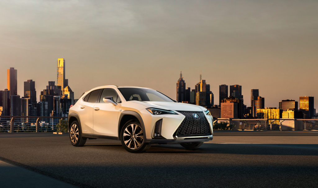 White Lexus UX SUV