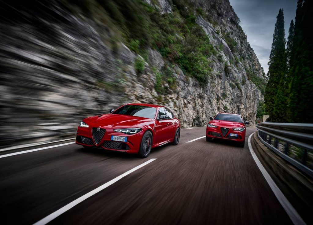 Alfa Romeo Giulia Quadrifoglio ir Alfa Romeo Stelvio Quadrifoglio