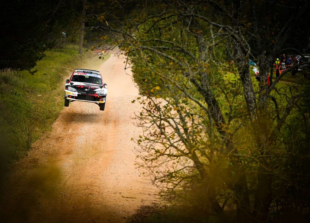 Giedriaus Notkaus ir Daliaus Strižano ekipažas „Samsonas Rally Utena“ varžybose (nuotr. Alfonsas Rakauskas)