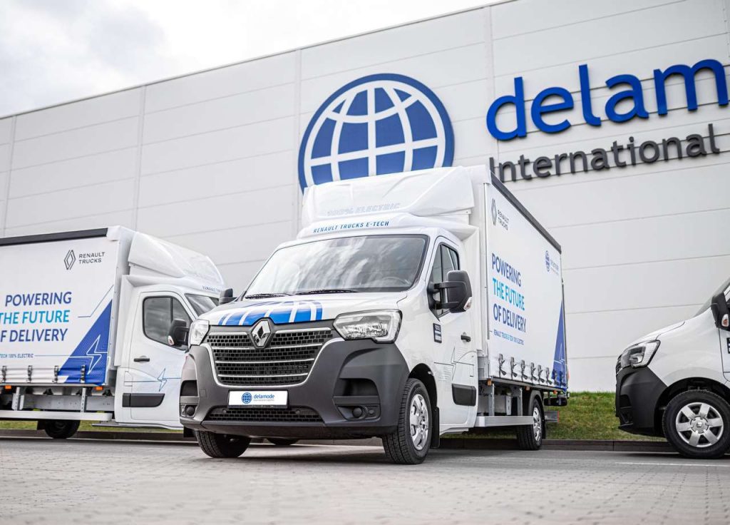 Delamode Baltics įmonės „Renault Trucks Master E-TECH“